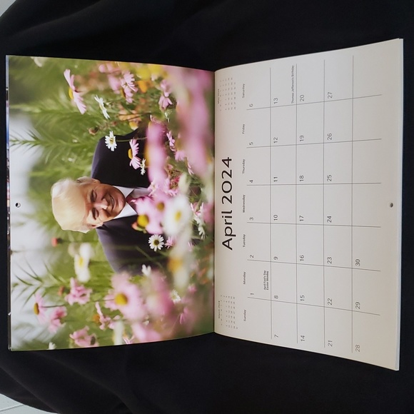 NWT 2024 Trump Calendar Ultimate Gift for Trump Fans Everywhere! - Picture 5 of 13